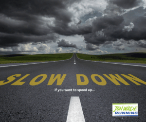 slow down to speed up! Improving as a distance runner. Coach Jon Wade explains