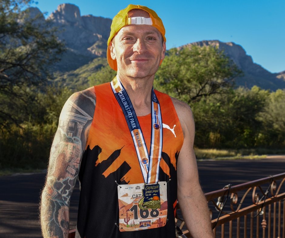 Podium Finish - 2nd Place Overall - Running Coach Jon Wade